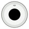 Remo Powerstroke 3 Clear 22" Bass Drumhead w/ Top Black Dot - P3-1322-10