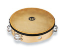 Latin Percussion LP384-AL Pro 10" Double Row Headed Tambourine - Aluminum