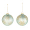 Melrose Green Glass Ball Ornaments (Set of 6)