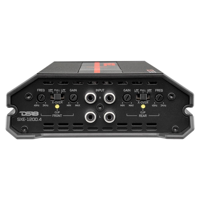 DS18 SXE-1200.4BK 1200 Watt Full-Range 4-Channel Class A/B Car Amplifier