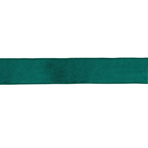 Melrose Teal Blue Wired Ribbon 2.5" x 10 Yds.