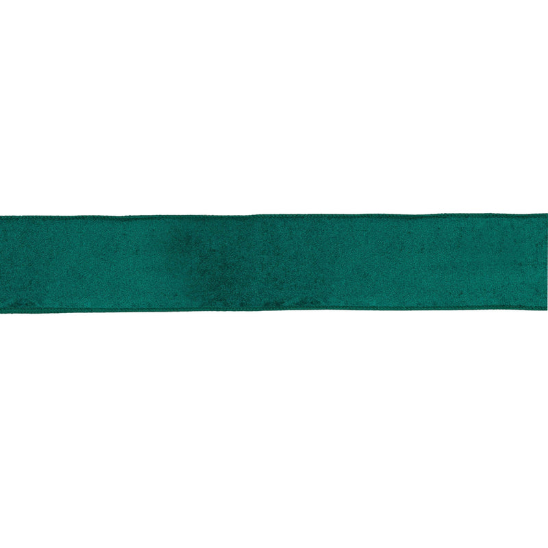 Melrose Teal Blue Wired Ribbon 2.5" x 10 Yds.