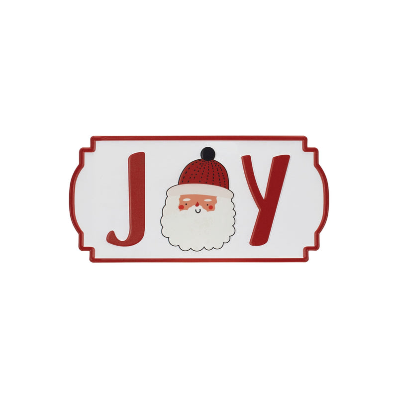 Melrose Metal Holiday Sentiment Plaque (Set of 3)