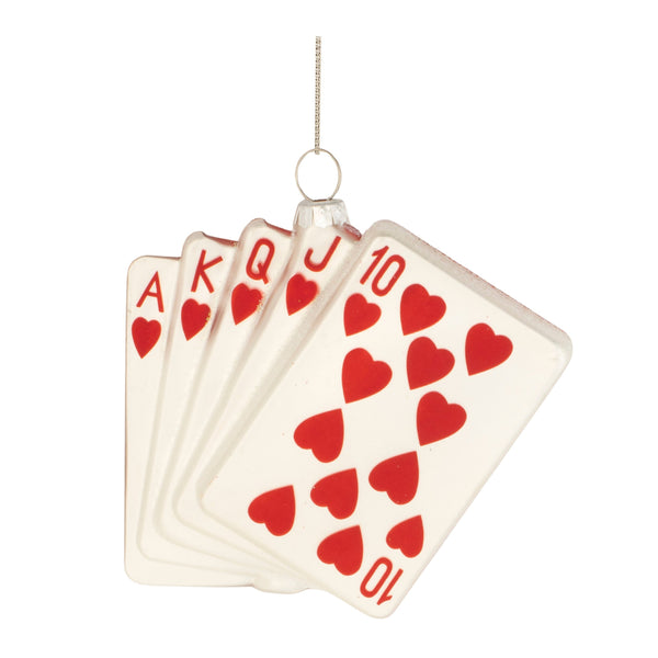Melrose Playing Card Ornament (Set of 12)