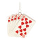 Melrose Playing Card Ornament (Set of 12)