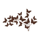 Melrose Rusted Metal Butterfly Wall Sculpture 28.75"L