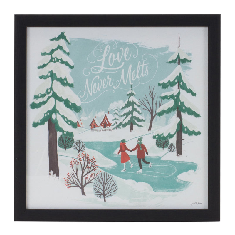 Melrose Framed Winter Scene Wall Art (Set of 3)