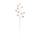 Melrose Glittered Silver Pinecone Spray (Set of 6)