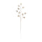 Melrose Glittered Silver Pinecone Spray (Set of 6)