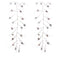 Melrose Flocked Pinecone Twig Garland (Set of 2)