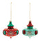 Melrose Glittered Glass Reflector Ornament (Set of 6)