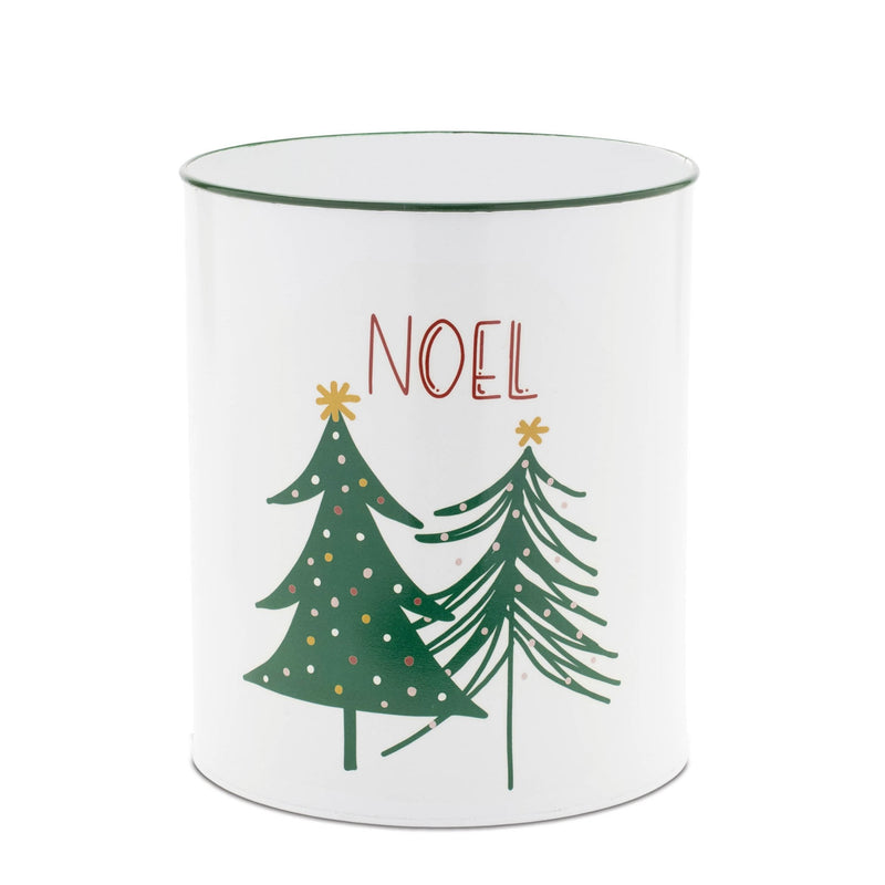 Melrose Metal Joy and Noel Planter (Set of 2)