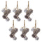 Melrose Bell And Pine Cone Ornament (Set of 6)