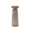 Melrose Etched Wood Design Candle Holder (Set of 3)