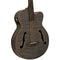Aria FEB-F2/FL Full-Scale Fretless Acoustic-Electric Bass – Stained Black