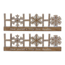 Melrose Ho Ho Ho Tabletop Sentiment Sign (Set of 2)
