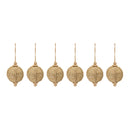 Melrose Jute Onion Ornament (Set of 6)