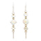 Melrose Clear Iridescent Finial Drop Ornament (Set of 12)