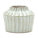 Melrose Rustic Carved Clay Vase 5"H
