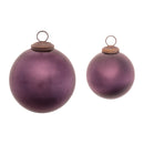 Melrose Frosted Glass Ball Ornament (Set of 12)