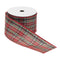 Melrose Tartan Plaid Wired Ribbon (Set of 2)