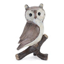 Woodland Owl on Branch Figurine (Set of 4)