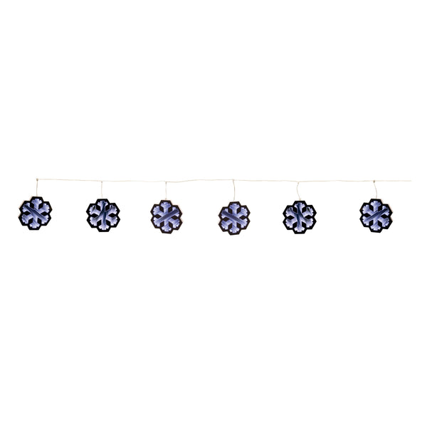 Melrose Snowflake Ekkolight Garland 68"L