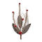 Melrose Glittered Pine and Sleigh Bell Spray (Set of 6)