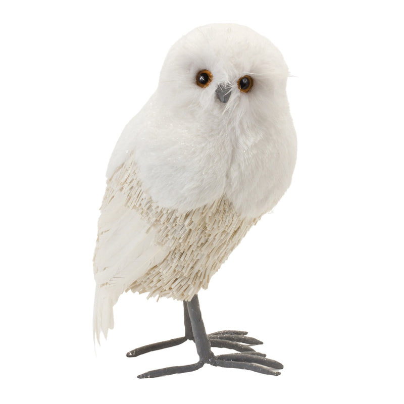 Melrose Winter Owl Decor (Set of 2)
