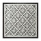 Melrose Framed Floral Wall Decor Under Glass 19.5"SQ, Modern, Wood, Plastic