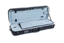 GEWA Aspirante 1/4 Oblong Black Violin Case - Foam Shell & Carbon-Optic Exterior