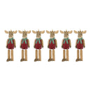 Dangle Moose Ornament (Set of 6)