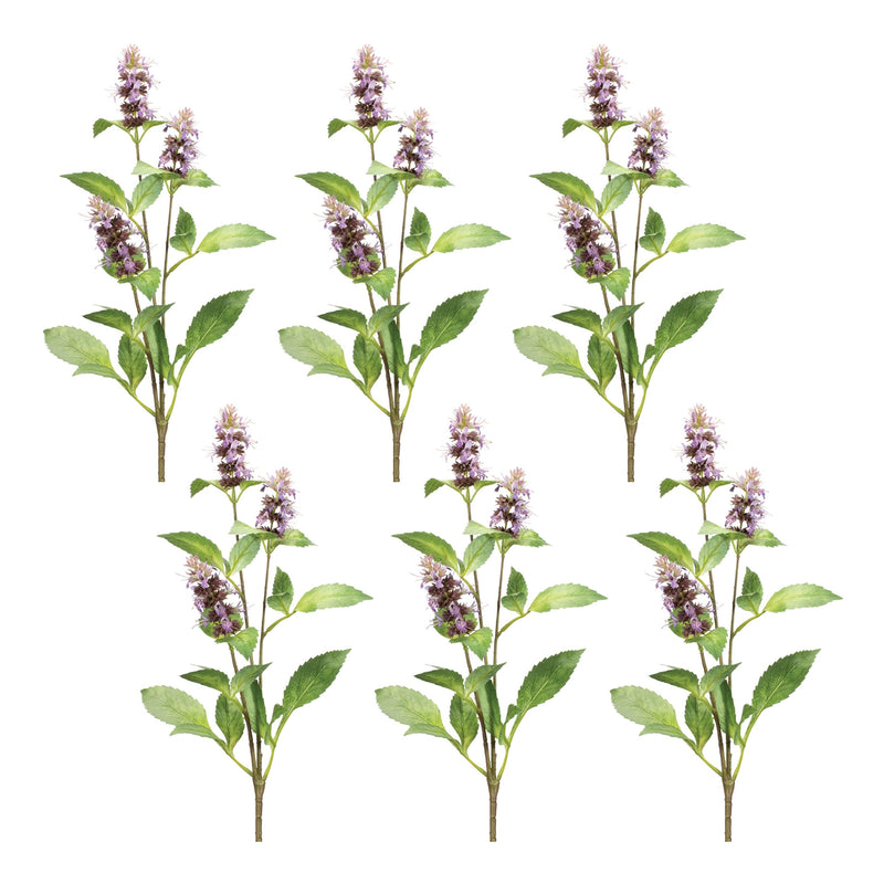 Melrose Buddleia Floral Stem (Set of 6)
