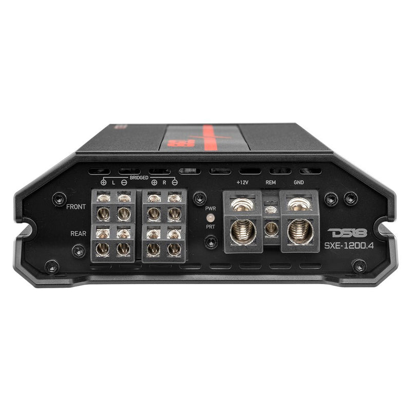 DS18 SXE-1200.4BK 1200 Watt Full-Range 4-Channel Class A/B Car Amplifier