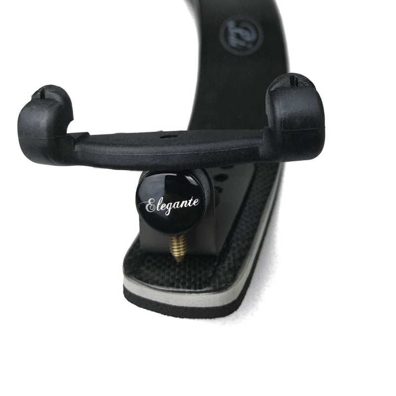Pedi Elegante 4/4 Violin Shoulder Rest – Carbon Fiber with Titanium Hardware
