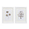 Melrose Framed Tree and Floral Pebble Art Wall Decor, Modern, Rustic