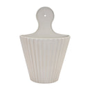 Melrose Ribbed Metal Wall Pocket, Metal