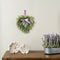 Melrose Lavender Twig Heart Wreath (Set of 2)