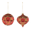 Melrose Beaded Glass Ornament (Set of 6)