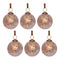 Melrose Rusted Violet Mercury Glass Ball Ornament (Set of 6)
