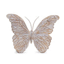 Melrose Carved Butterfly Shelf Sitter (Set of 4) Beige Decor Home Accent