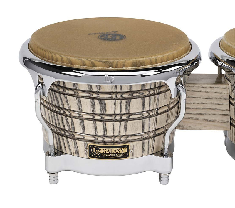 Latin Percussion Galaxy Giovanni Series Ash Bongos w/ Chrome Hardware - LP793X-C