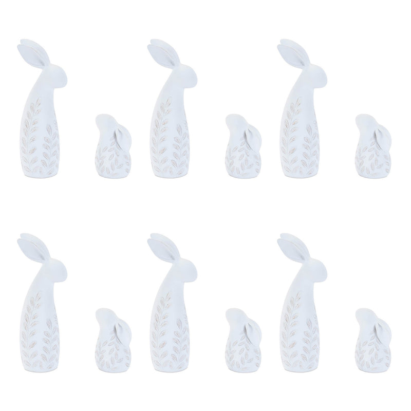 Melrose Etched Bunny Figurine (Set of 12)