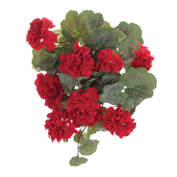 Melrose Hanging Geranium Floral Bush (Set of 2)