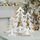 Melrose Wood Pine Tree Outline (Set of 3)