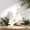 Melrose Pine Tree on Natural Wood Base (Set of 2)