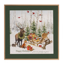 Melrose “Happy Holidays” Winter Woodland Print