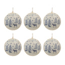Melrose Metal Woodland Animal Merry Christmas Ornament (Set of 6)