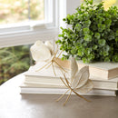 Melrose Leaf Butterfly Shelf Sitter (Set of 2) Multicolor Decor