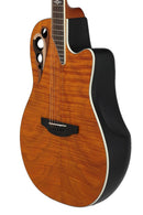 Ovation Guitar Celebrity Elite E-Acoustic Deep Contour CDX40P-FM Amber Flame